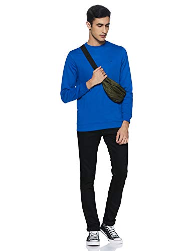 Image of Van Heusen Men Round Neck Cotton Sweatshirt