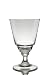 Lyon Absinthe Glass, without Cuts, Set of 2 & 10 Sugar Cubes (5 packets)