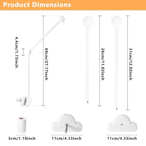 Support mobile en bois naturel durable pour boîte à musique