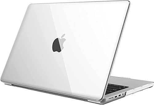 Case for MacBook Pro 14 Inch A3401 A3185 A3112 A2992 A2918 A2779 A2442 (2024 2023 2022 2021),Slim Snap On Hard Shell Cover for MacBook Pro 14″ M4/M3/M2/M1 Chip, Clear