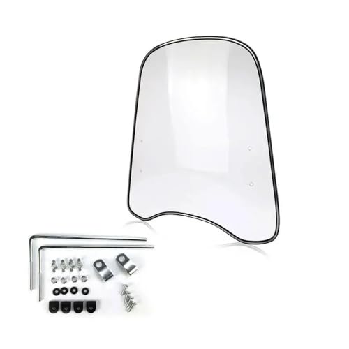 Pare-brise de moto pliable : spoiler déflecteur de vent à bordure élargie