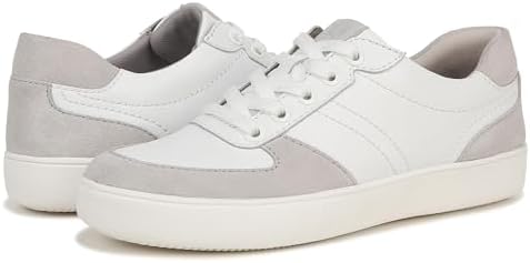 Naturalizer Womens Murphy Lace Up Fashion Sneaker Urban Mist Grey Leather 6.5 W Review | Image 3