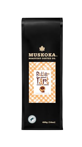 Muskoka Roastery Coffee, Butter Tart, Medium Roast, Ground Coffee, 400g