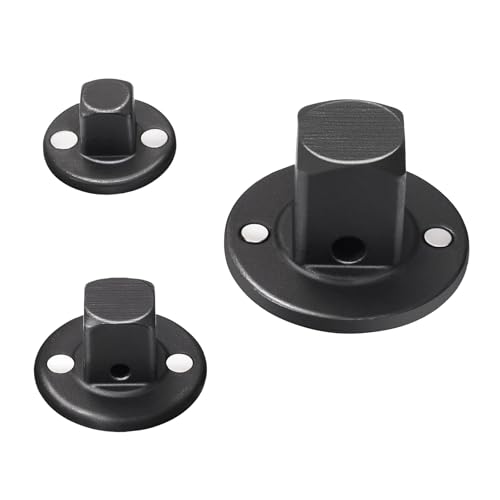 ColumPRO 3PCS Low Profile Impact Socket Adapter Set, CR-MO Steel Heavy-Duty Impact Grade Convertor (3/4\" M to 1/2\" F, 1/2\" M to 3/8\" F, 3/8\" M to 1/4\" F)