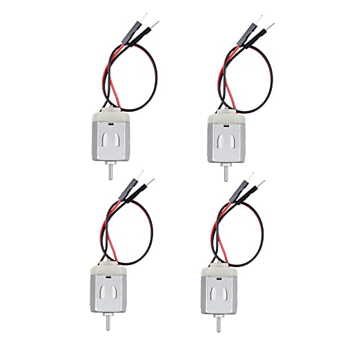 dc motor arduino - BOJACK 4 Pcs Type 130 EK1450 1 V- 6 V Volt Miniature DC Toy Motors for Arduino Hobby DIY Projects