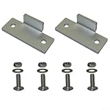 Kit de réparation complet : ce kit contient tous les composants nécessaires, y compris 2 supports, 4 vis, 4 rondelles et 4 écrous pour faciliter une réparation efficace sans faire de courses supplémentaires.