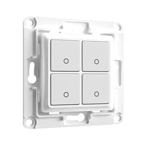 Shelly Home Accessories - Wandschalter 4 Tasten 8x8cm.