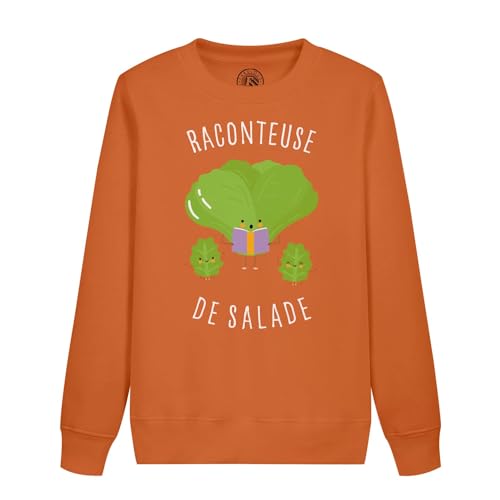 Sweatshirt enfant raconteuse de salade pull humour imprimé blague rigolote