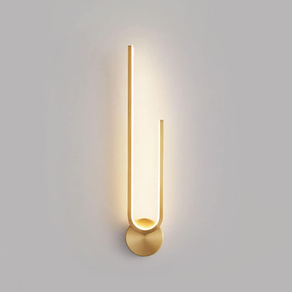 HXYSXHJUO Wall Lamp Minimalist Linear Strip Sconce, LED Living Room Decor Light Fixture, Modern Sconces Vanity Lamps, Pendant