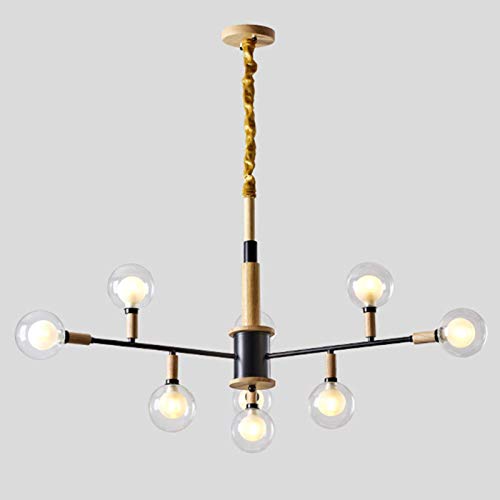 Lustre chic Sputnik moderne industriel CFWSHJ en finition métal brossé