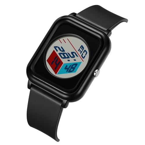 Unisex Square Creative Magic Cube Sport Digital Watch for Women Men - Simple Casual Fashion Outdoor Wristwatch - Alarm Stopwatch Calendar 50M Waterproof2