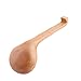 uxcell Wooden Spoon Soup Ladle Bamboo Kitchen dinnerware Tools Tableware Hook End Design Soup Ladle 11.4 Inch Brown