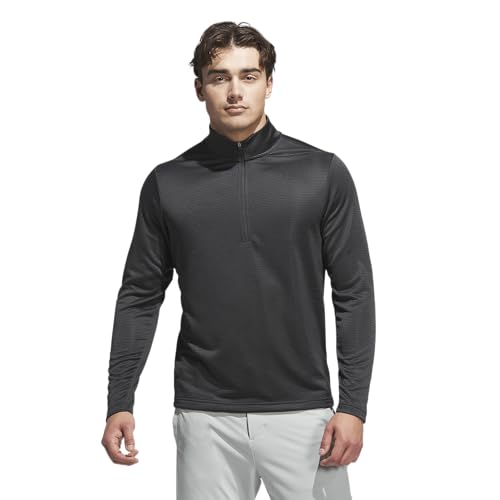 adidas Men's Performance Printed Quarter-Zip Pullover
