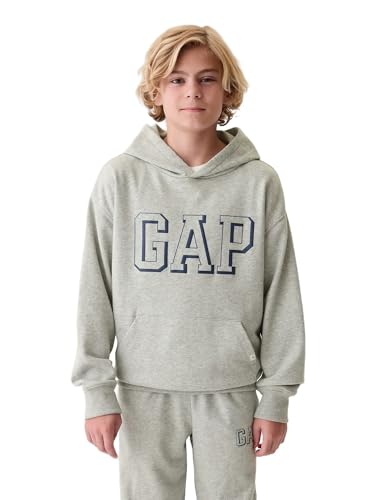 Image of GAP Boys' Logo Hoodie Hooded Sweatshirt