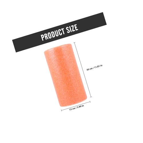 Yoga Muscle Relaxing Roller Foam Column 30x15cm Material Epp Naranja Rodillo de Masaje para Alivio Muscular y Ejercicio en Casa miniatura 2
