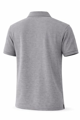 Image of Men's Polo T-Shirt | Breathable, Moisture-Wicking, Soft & Lightweight | Regular Fit Casual & Travel Wear