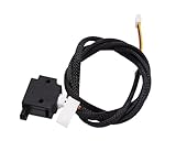 3D Printer Filament Detection Sensor Module Filament Run-Out Pause Detecting Monitor Compatible with 3D Printer Lerdge Board 1.75mm Filament(Black)