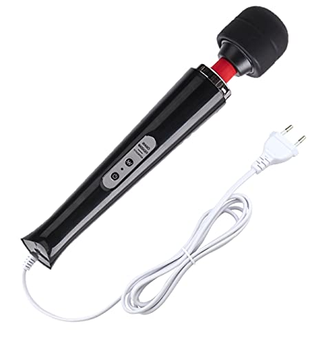 VIBRADOR MASSAGEADOR ELÉTRICO 10 VIBRAÇÕES (Preto)