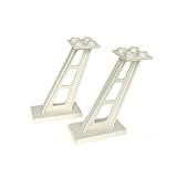 2 x Lego System Stütze weiss 2x4x5 Säule Pfeiler Träger Leitwerk