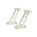 Produktbild 2 x Lego System Stütze weiss 2x4x5 Säule Pfeiler Träger Leitwerk Blacktron II 7894 6988 4587 8161 4476