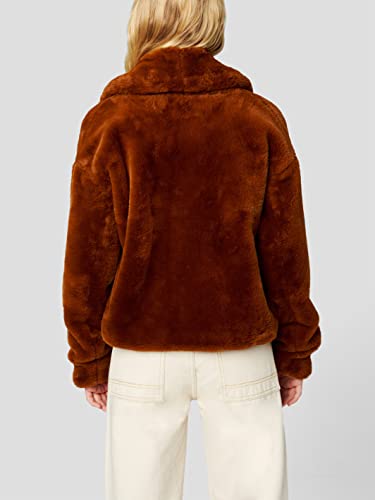 [BLANKNYC] Womens No Closure Faux Fur Coat3