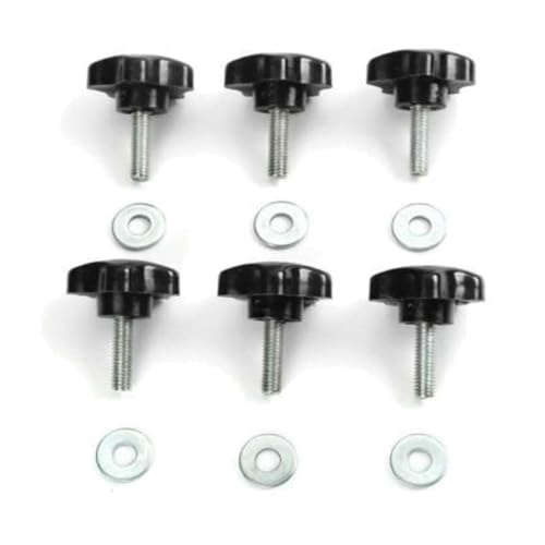 WOLWGTU Hard Top Quick Removal Bolts Thumb Screw Jk Jku Interior Front Rear Left Right Upper 6pcs/Set for Jeep for Wrangler 1995 1997-2018 for Wrangler JK 2018 Black,Repair Your car