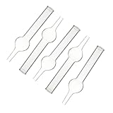 HIAKDOFT 5 Stück Teiliges Einzelkugel Glas Trockenröhrchen für Chemielabor Transparentes Laborglas Praktische Trockenröhre für Unterricht und Experimente Geeignet für Schule und Zuhause