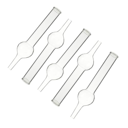 Hiakdoft 5 Stück Glas Trockenröhrchen