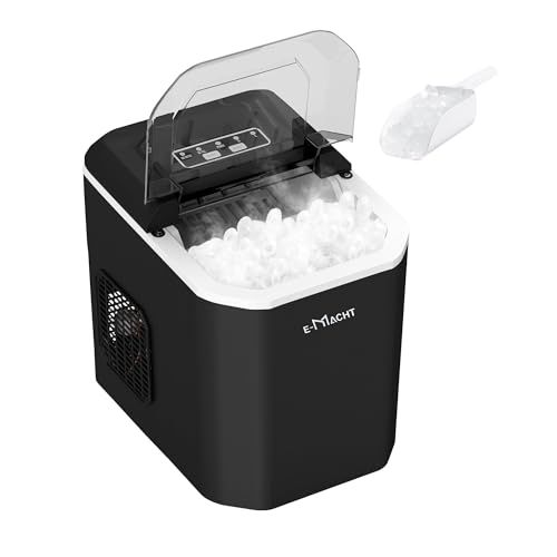 Fabricadora de hielo portátil 33 lb día 8.7x11.4x11.6 pulg miniatura 1