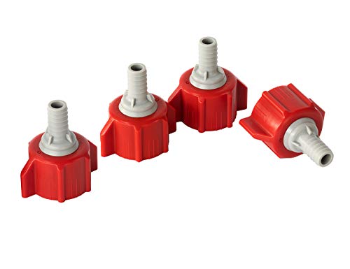 Conector BIB rojo de 3/8 elimina aire en bolsas de refresco 4