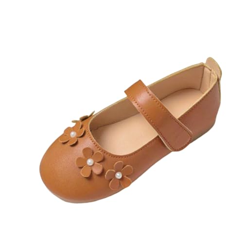 IWIHMIV Toddler Girl Dress Shoes Soft Soled Mary Jane Ballet Flat for Girls Flower Girl Wedding Party School Shoes