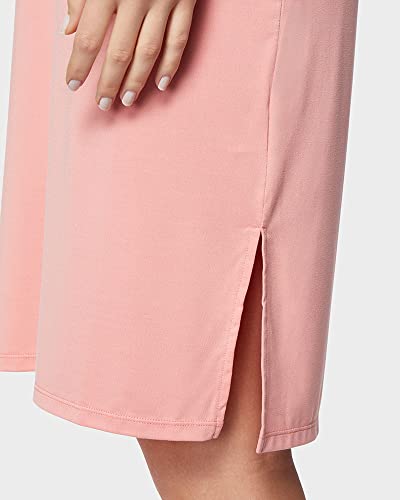 Image of 32 DEGREEES Women's Cool T-Shirt Dress | Moisture Wicking | Ultra-Soft | Anti - Odor | Side Slits