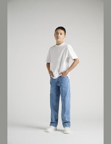 Vaqueros Only & Sons de corte ancho con diseño denim resistente lavable 2