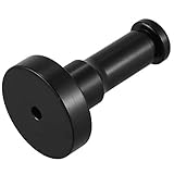 Metodo de adhesion: Clavo. WOVELOT Ganchos de Pared de Aluminio Decorativos Percha de Toalla Percha de Ropa y Ganchos para y Abrigo y Toalla 1 Pieza Negro