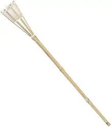 Tocha De Bambu Antimosquito Com Cheiro De Citronela altura 79 cm- Colorida
