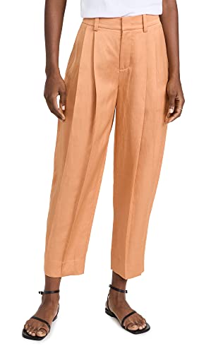 Vince Women's Pleat Front Tapered Pants