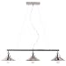 Andante 3 Light Kitchen Island Light Fixture, Brushed Nickel, Linea di Liara LL-P347-BN