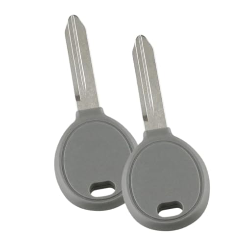 ETRZ Direct 2-Pack Aftermarket Uncut Ignition Key Replacements with Transponder Chip - Compatible with Y164 Key: 05102247AA, 05086275AA, 05086276AA