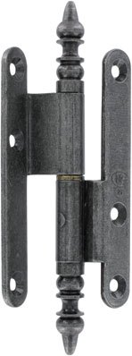 Générique Paumelle Rustique contrecoudée Acier BROS-​110x60x70-​patiné verni-​gauche-​23ARG1163