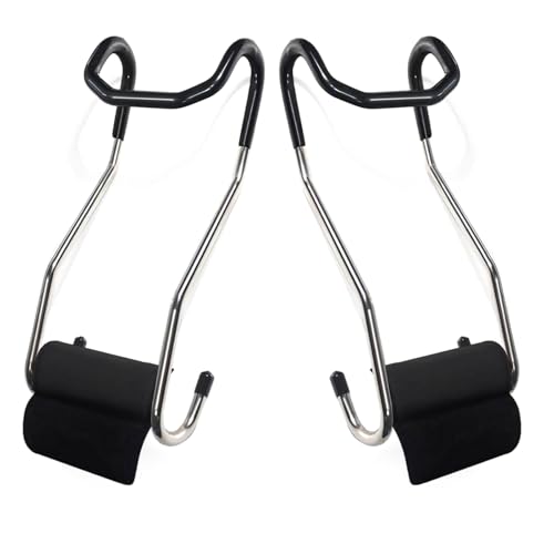 1 par de accesorios de estante de la fuente de alimentación pesada portátil enfoques mancuernas observador gancho percha para colgar mancuernas en barra