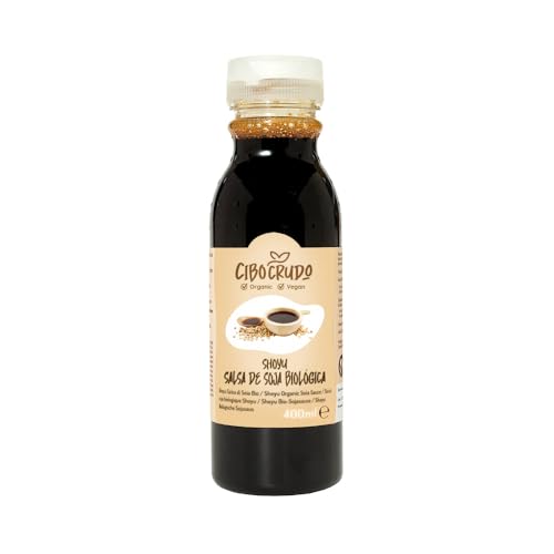 Shoyu BIO - 400 ml - La Verdadera Salsa de Soja, Receta Original de Hace Más de 2000 Años, Vegana, Fermentada de 18 a 24 Meses, para Cocina Japonesa