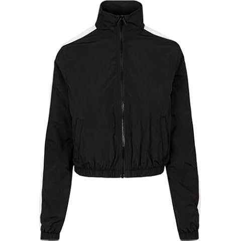 Urban Classics Women's Short Striped Track Jacket Cover