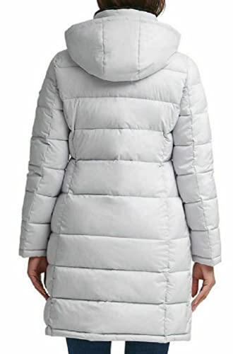 Andrew Marc Ladies Long Stretch Parka (Lt Grey, Small) #TOP2