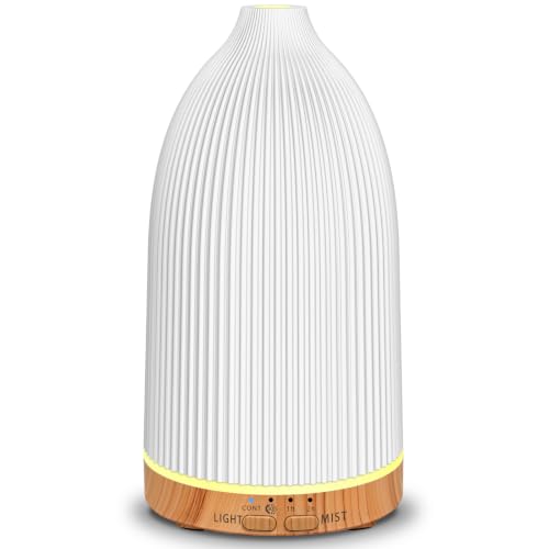 URPOWER Essential Oil Diffuser with Lights and Timer