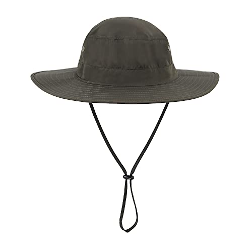 Image of Home Prefer UPF50 Mens Sun Hat with Neck Flap Quick Dry UV Protection Cap Womens Wide Brim Fishing Hat Neck Flap Beach Garden