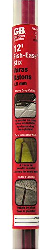 Gardner Bender Ftx-12L Fish Ease Fish Sticks, 4' Interlocking Sticks, Bullet Nose, And Hook End, 12' #TOP4