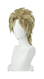 TO KU TOO YUO Cosplay Men Short Golden Wig Cosplay Anime Cosplay Wig Heat Resistant Synthetic Wigs