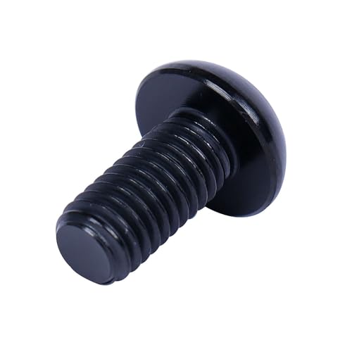 Image of 6PCS Titanium Bike Screw M5x10mm Bicycle Disc Brakes Rotor Bolts Torx T25 Head (Black)