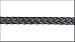 Samson Rope 1/4'' Amsteel-blue; Black; (25 Feet)