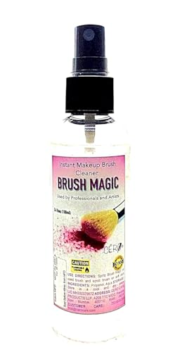 CERO® Makeup Brush Cleaner Spray – Quick-Dry, No-Rinse Formula for Deep Cleaning, Effectively Removes Residue, Oil & Bacteria, Safe for All Brush Types(100ml)